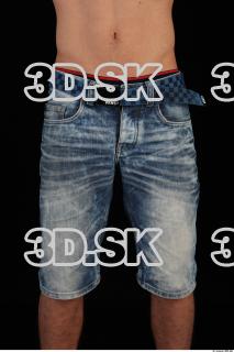 Thigh blue short jeans of Ross 0001